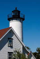 West Chop Lighthouse Tower on Martha's Vineyard Island